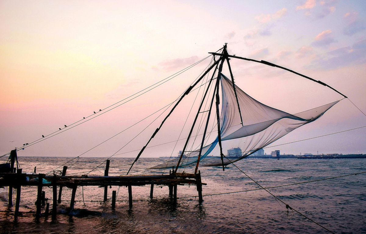 Chinese fishing nets Pictures