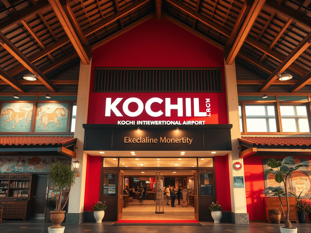 Fort Kochi waterfront with Chinese fishing nets, Kerala