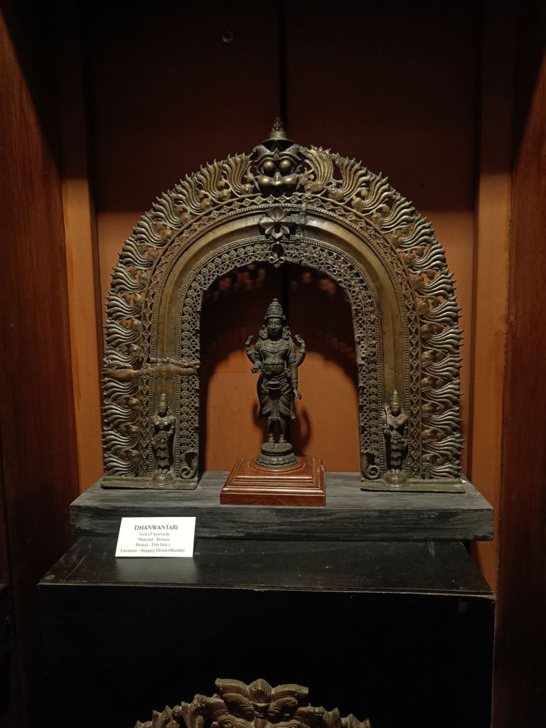 Brass figurines in Kerala folkfore museum