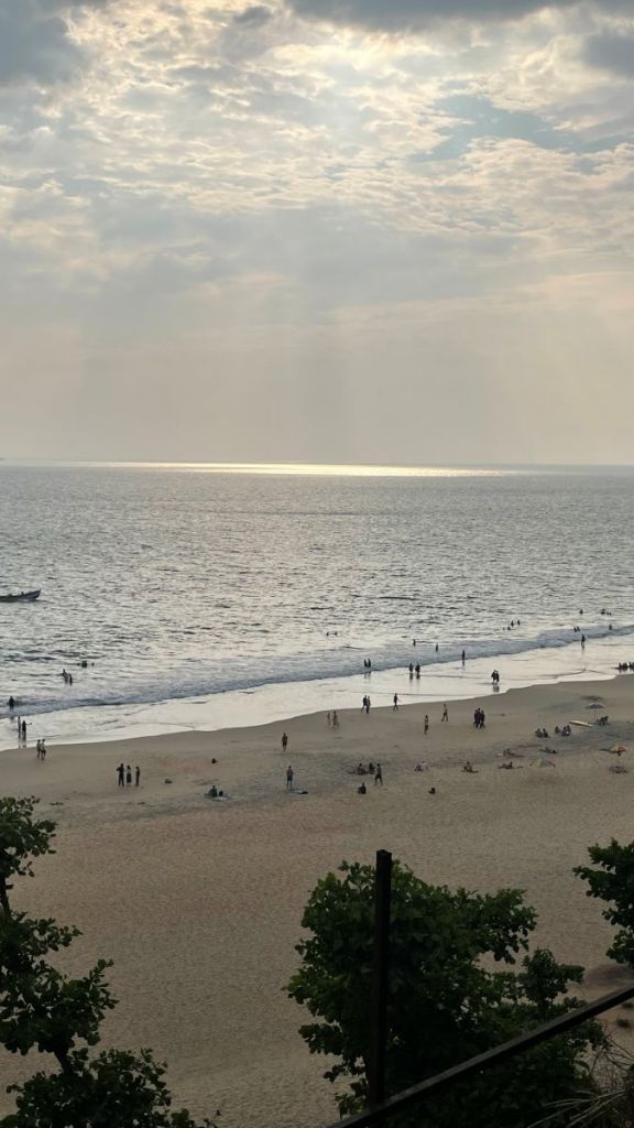 South Cliff Varkala — view from the cliffside path
