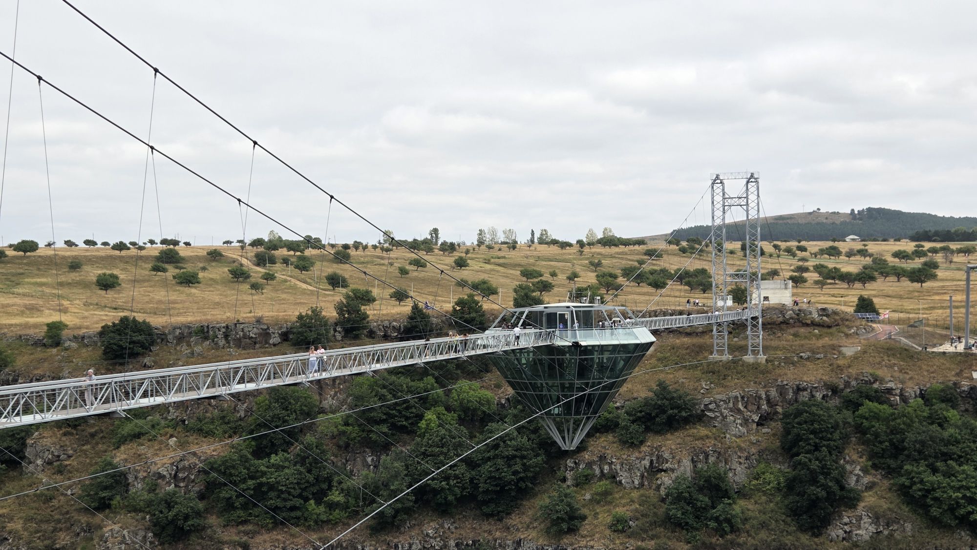 Diamond bridge in tbilisi georgia