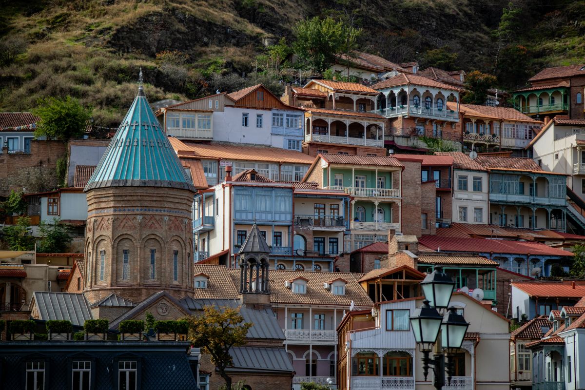Old town area Tbilisi georgia